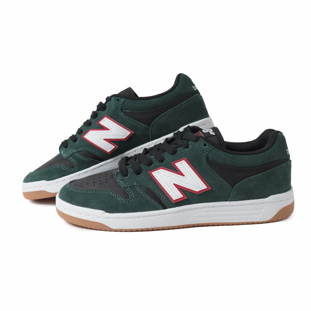 海外限定 NEW BALANCE ニューバランス 480 ヌメリック スニーカー NUMERIC NM480FOY GREEN BLACK ( 日本未発売 緑 グリーン 黒 ブラック SKATE スケ