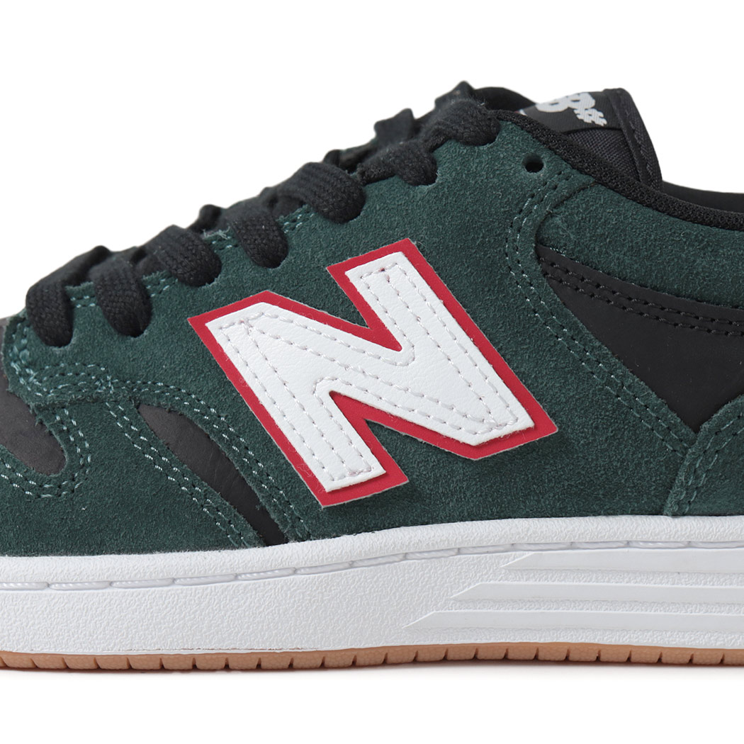 海外限定 NEW BALANCE ニューバランス 480 ヌメリック スニーカー NUMERIC NM480FOY GREEN BLACK ( 日本未発売 緑 グリーン 黒 ブラック SKATE スケ
