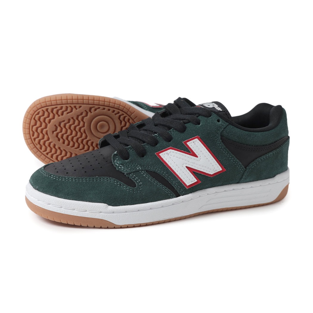 海外限定 NEW BALANCE ニューバランス 480 ヌメリック スニーカー NUMERIC NM480FOY GREEN BLACK ( 日本未発売 緑 グリーン 黒 ブラック SKATE スケ