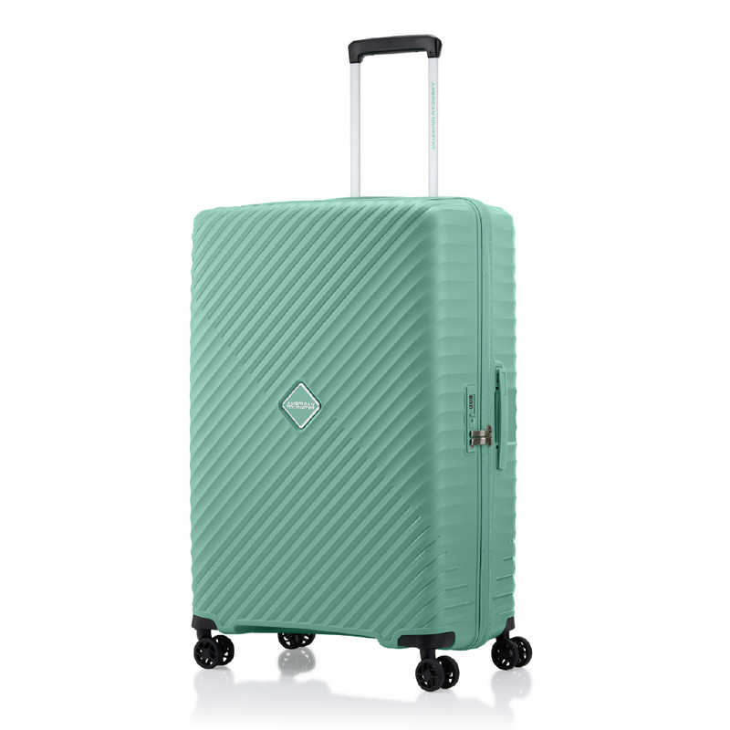 アメリカンツーリスター　軽量スーツケース 止水ファスナー Lサイズ 無料預け入れ ダイアジップ (DIAZIP) ［TSAロック搭載］ グリーン　UI5＊04003