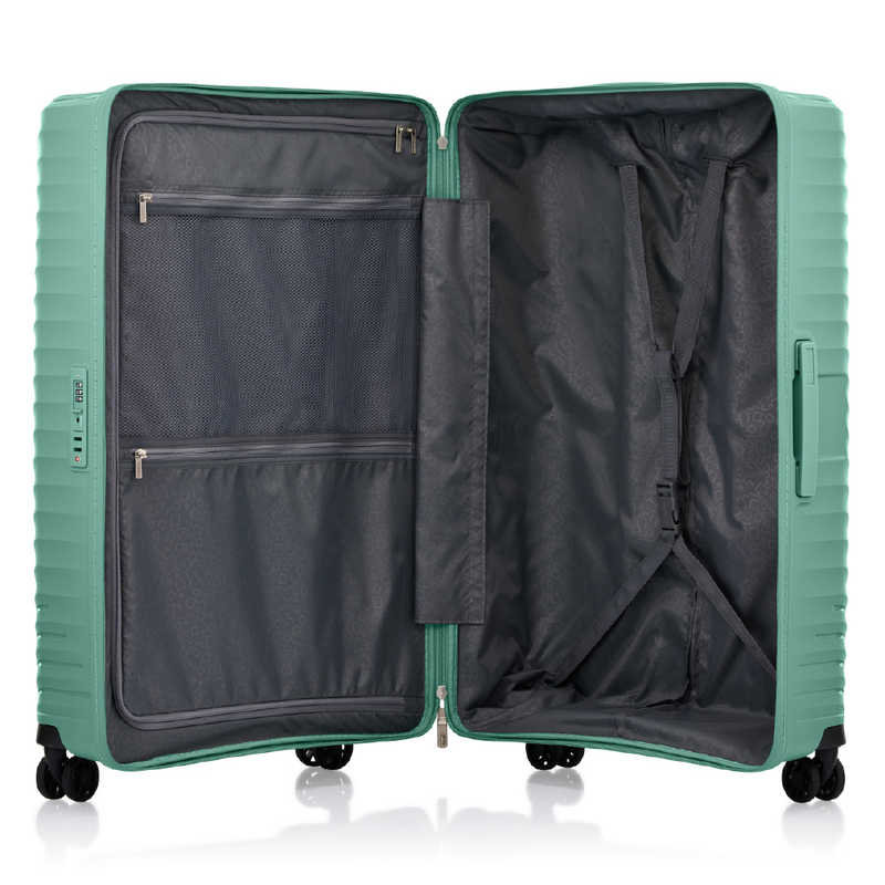 アメリカンツーリスター　軽量スーツケース 止水ファスナー Lサイズ 無料預け入れ ダイアジップ (DIAZIP) ［TSAロック搭載］ グリーン　UI5＊04003