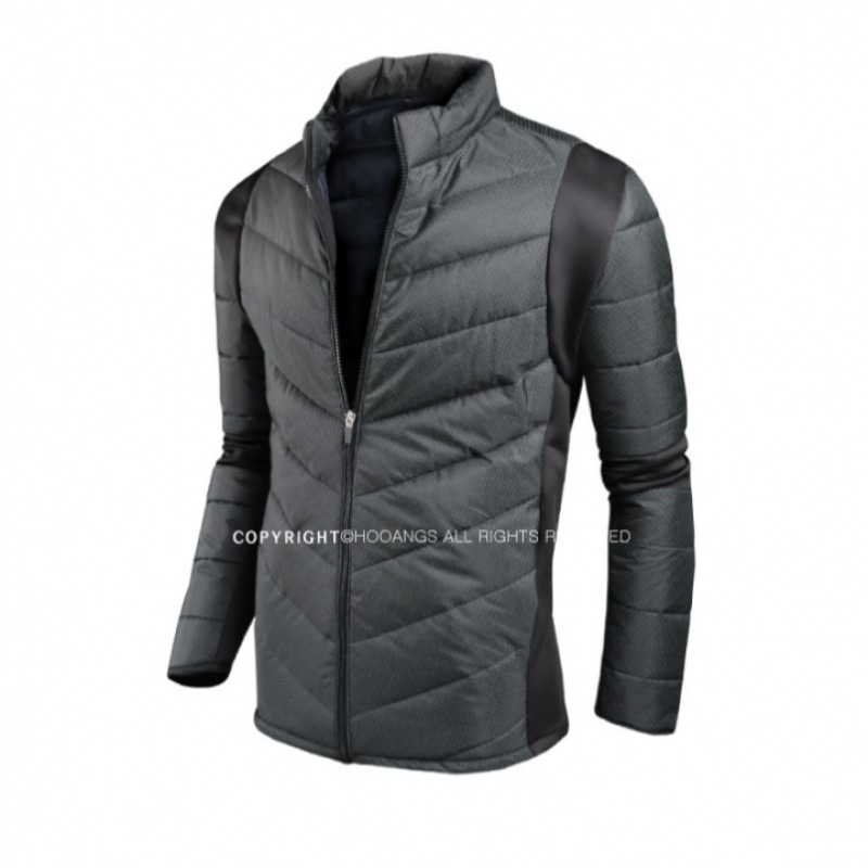 (Huangs) プリントVクオリファイングライトウェイトパッド入りジャンパー OSPD3152 (Huangs) プリントVクオリファイングライトウェイトパッド入りジャンパー OSPD3152