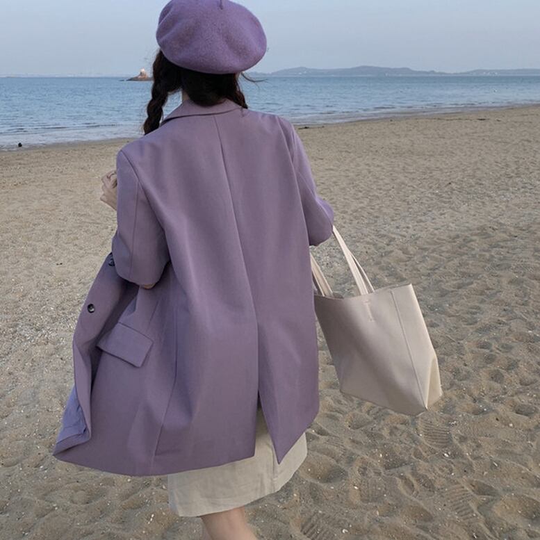 2color レディース テーラードジャケット 半袖 ジャケット オーバージャケット 2color レディース テーラードジャケット 半袖 ジャケット オーバージャケット