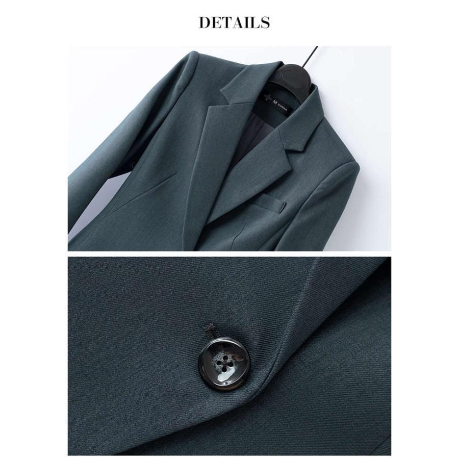 【XRELEX】スーツ レディース セットアップ セレモニースーツ スーツパンツ フォーマル 春 秋 長袖 ロング丈 洗える ビジネス 通勤 おしゃれ 結婚式 入学式 卒業式 面接