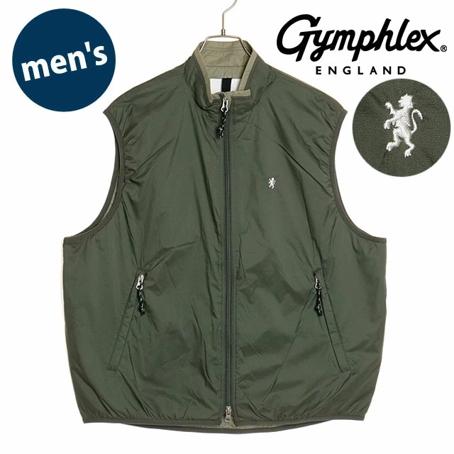 ジップベスト [GY-A0558-WPR] ZIP VEST メンズ ライトアウター インナーベスト アウトドア LT.OLIVE