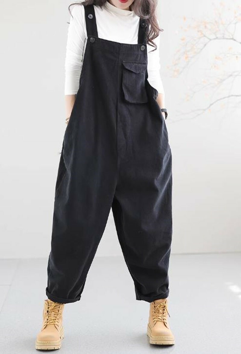 オーバーオール レディース サロペット パンツ 可愛い ポケット ポッケ 秋 春 冬 夏 カジュアル