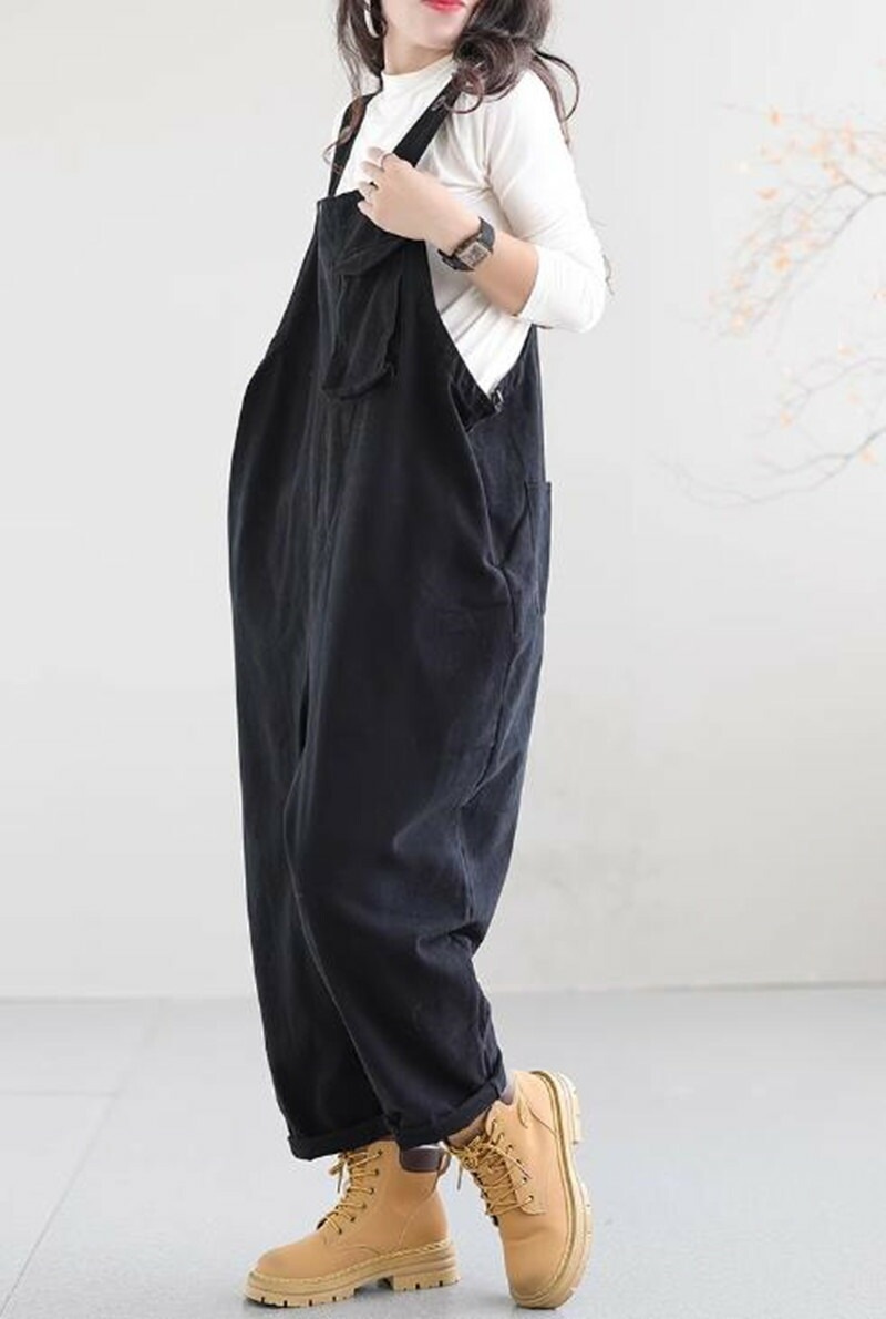 オーバーオール レディース サロペット パンツ 可愛い ポケット ポッケ 秋 春 冬 夏 カジュアル