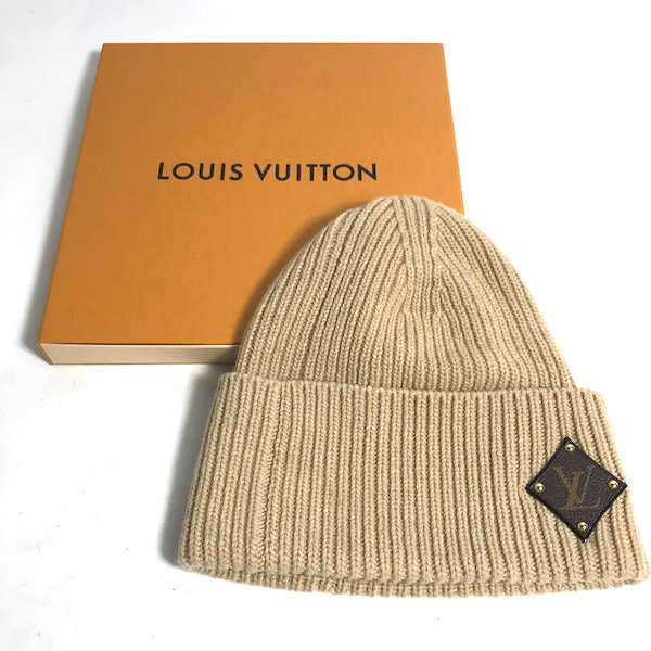 Qoo10] Louis Vuitton ニット帽 M77290 ビーニーLV モ