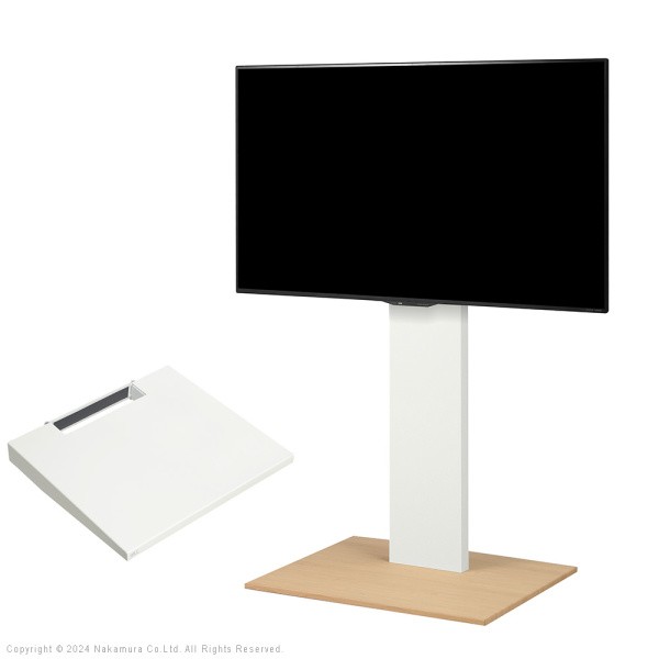 テレビスタンド V2 ハイタイプ 棚板ラージサイズセット 32-60v対応 キャスター付 壁寄せテレビ台 棚 収納 耐震 リビングラック