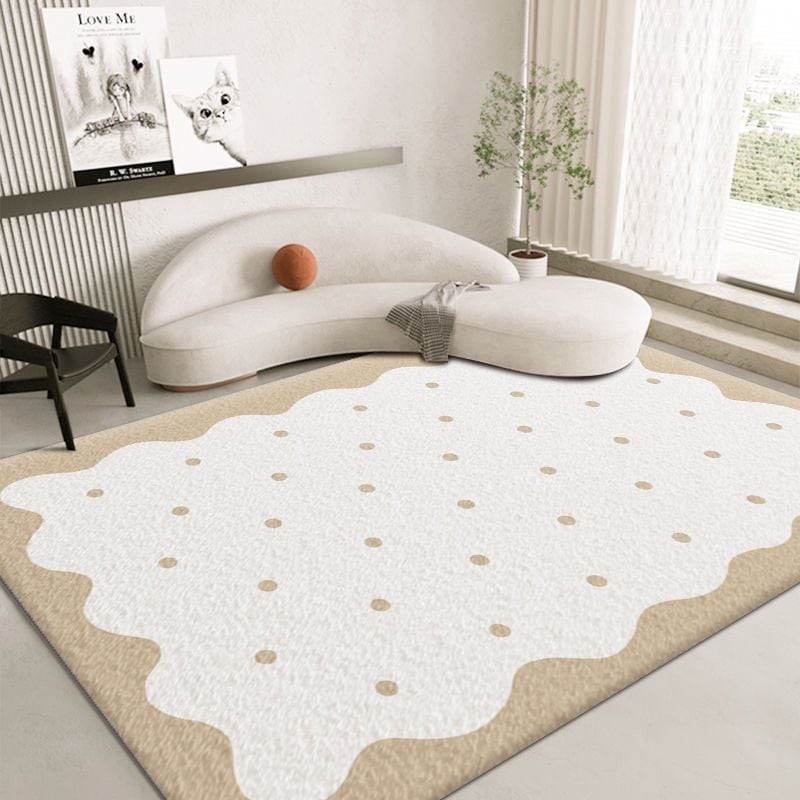 カーペット高級感すべり止めカーペット 水洗可能フロアマット 韓国ファッションカシミヤリビングカーペット