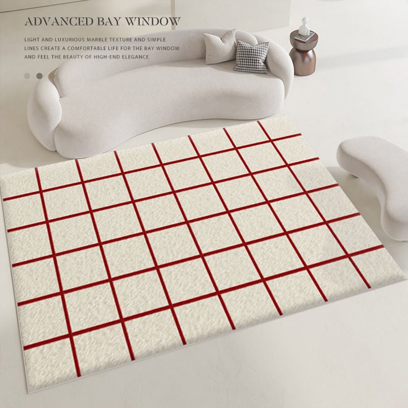 カーペット高級感すべり止めカーペット 水洗可能フロアマット 韓国ファッションカシミヤリビングカーペット