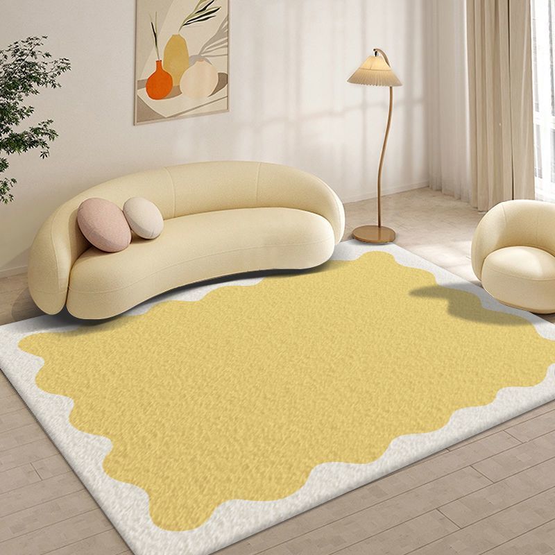 カーペット高級感すべり止めカーペット 水洗可能フロアマット 韓国ファッションカシミヤリビングカーペット