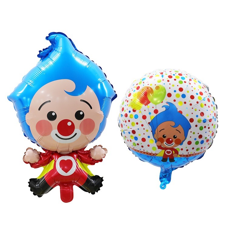 ピエロ型アルミフィルムバルーン子供の誕生日パーティー会場装飾サーカスピエロアルミフィルムバルーン ピエロ型アルミフィルムバルーン子供の誕生日パーティー会場装飾サーカスピエロアルミフィルムバルーン