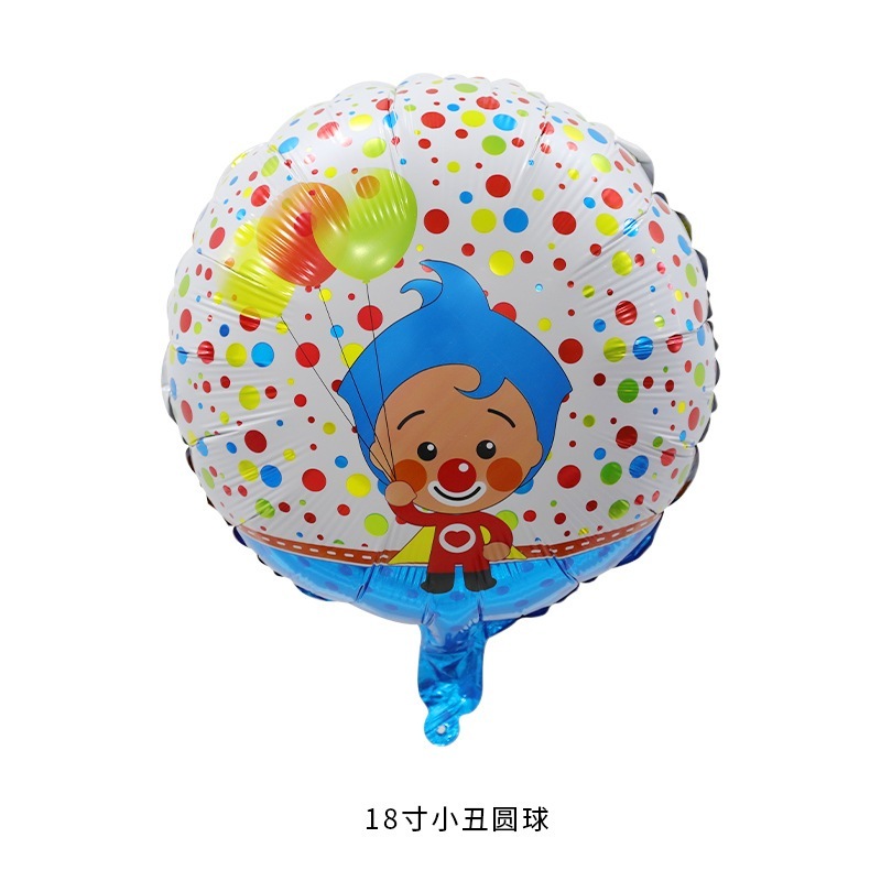 ピエロ型アルミフィルムバルーン子供の誕生日パーティー会場装飾サーカスピエロアルミフィルムバルーン ピエロ型アルミフィルムバルーン子供の誕生日パーティー会場装飾サーカスピエロアルミフィルムバルーン