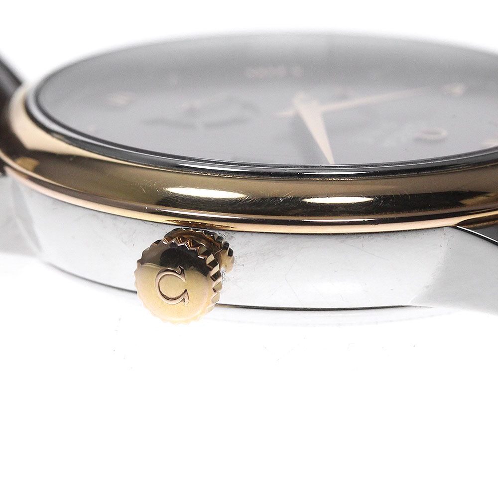 オメガ OMEGA 424.23.40.21.13.001 デビル プレステージ コーアクシャル パワーリザーブ 自動巻き メンズ 良品 保証書付き_862001【中古】