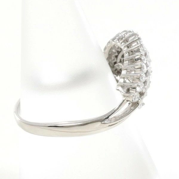 PT900 プラチナ リング 指輪 13号 ダイヤ 0.56 総重量約5.1g ジュエリー 中古 PT900 プラチナ リング 指輪 13号 ダイヤ 0.56 総重量約5.1g ジュエリー 中古