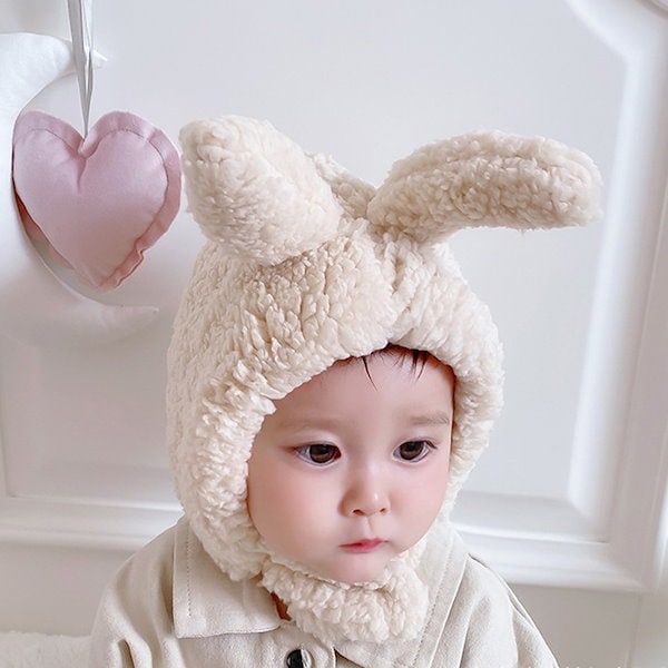 Qoo10] 赤ちゃん ニット帽 くま くま耳 うさ耳