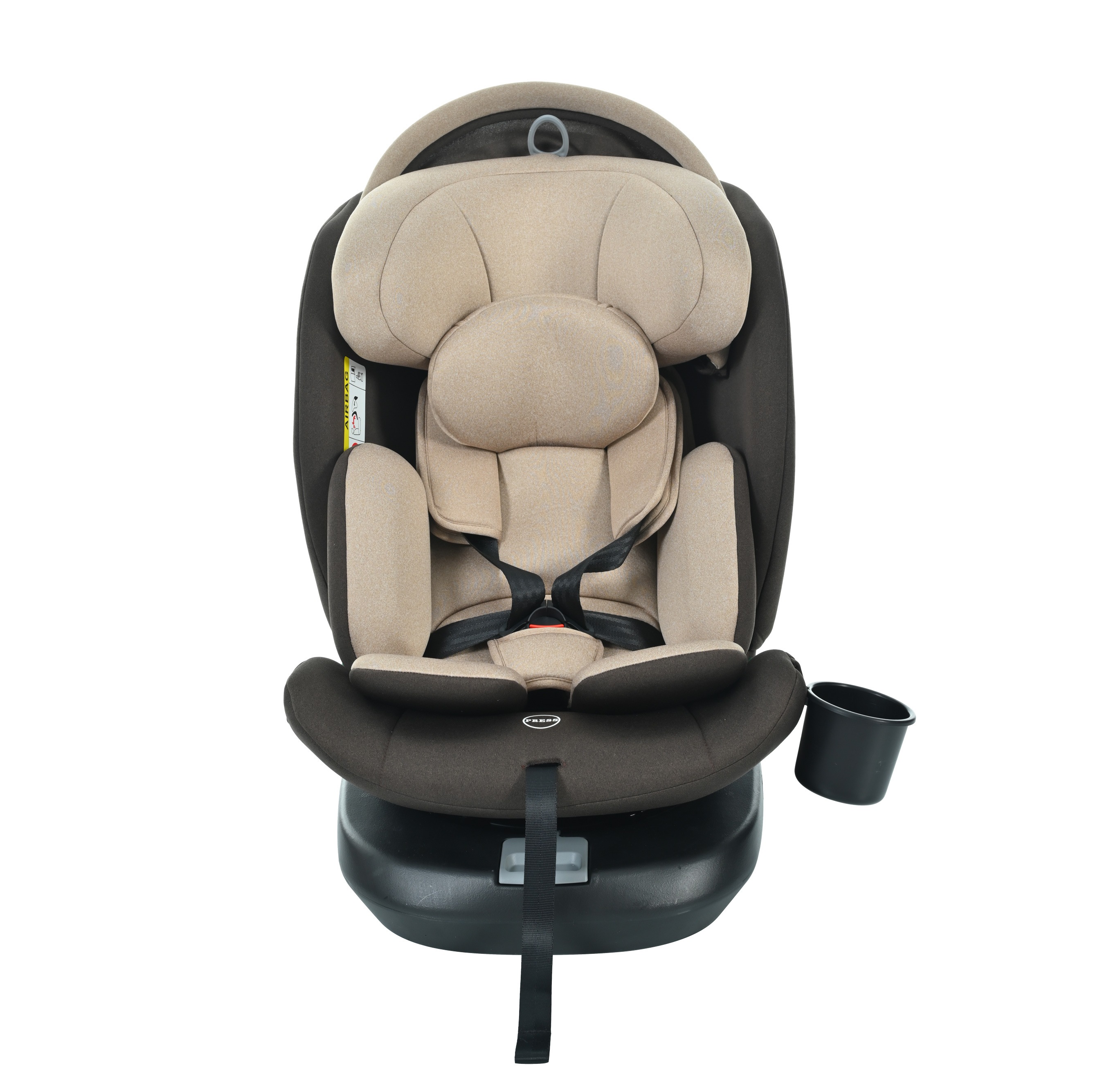 【国内出荷】【トップテザータイプ】チャイルドシート 新生児 ISOFIX 0歳～12歳 360度回転式 40～150cm ジュニアシート 調節可能 洗える キャノピー付き ベビーシート ドリンクホルダ