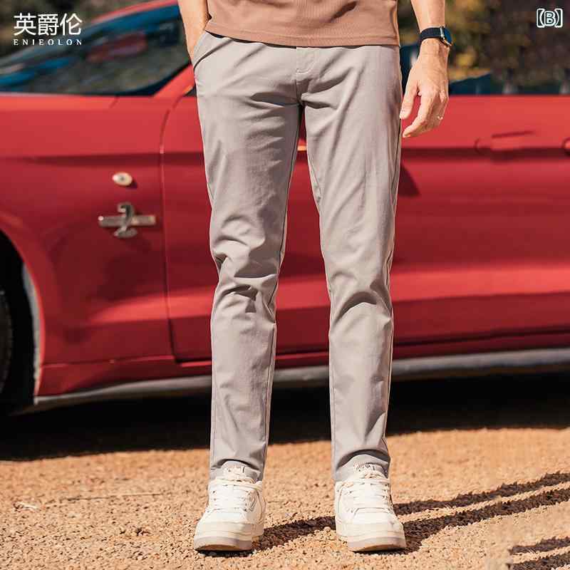 スラックス メンズ ファッション パンツ 薄手 カジュアル ズボン 夏 ストレート ビジネス スーツ 無地 テーパード ボトム メンズ