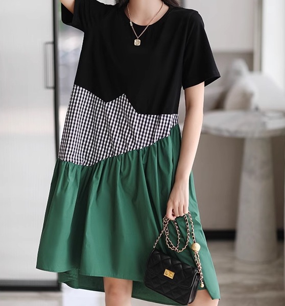 レディース ワンピース フレアスカート チュチュスカート ロングスカート ロング 半袖 ラウンドネック 襟なし ノーカラー セミフレア Aライン シック かわいい 大人可愛い シンプル ステッチ レディース ワンピース フレアスカート チュチュスカート ロングスカート ロング 半袖 ラウンドネック 襟なし ノーカラー セミフレア Aライン シック かわいい 大人可愛い シンプル ステッチ