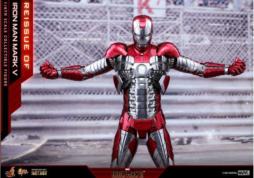 新品未開封 HOTTOYSホットトイズ 1/6 MMS400D18 フィギュア　アイアンマンマーク５ 再版　Ironman MK 5 mark 5