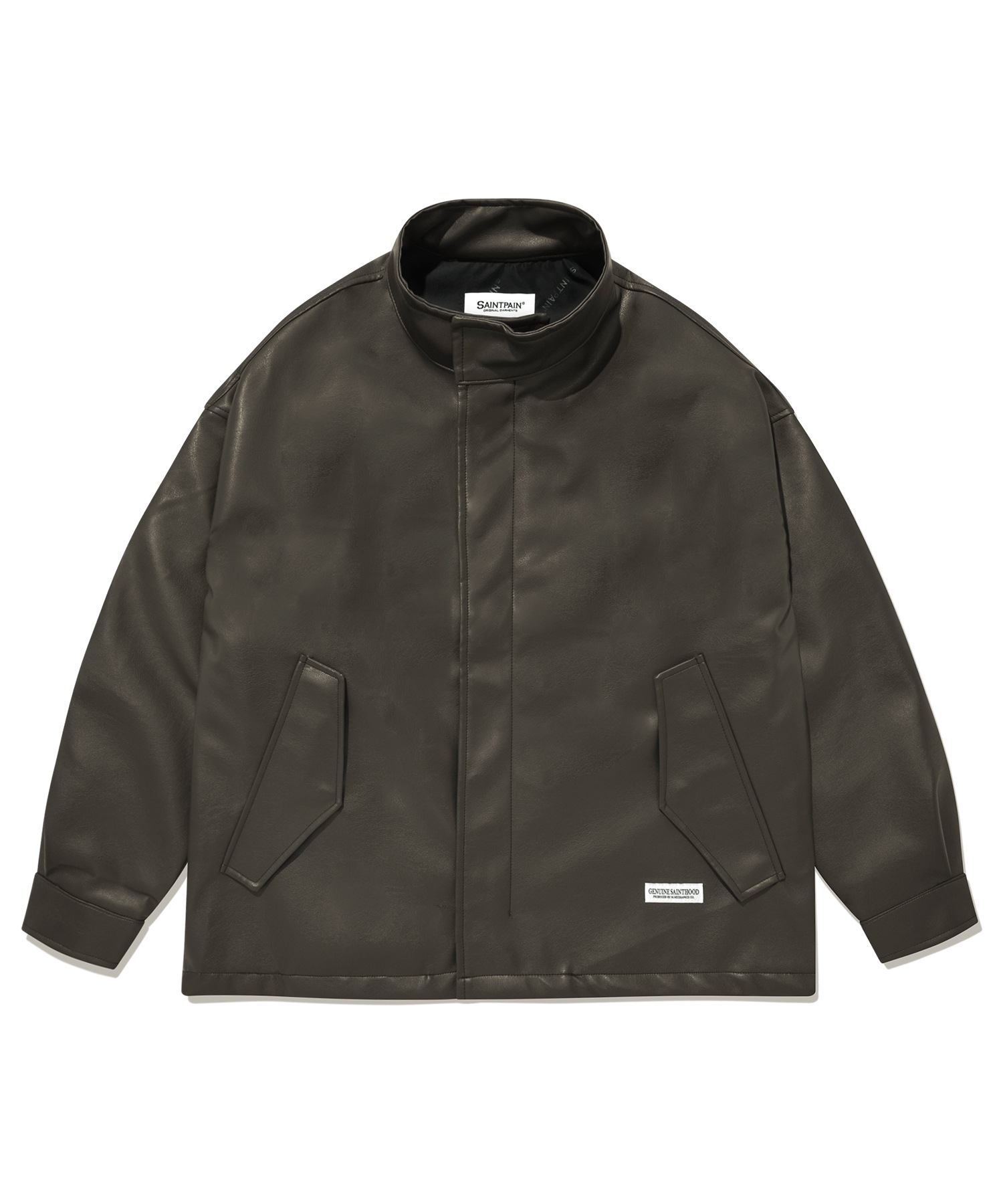 BTS 着用 ブランド SP VEGAN LETHER M51 CROP FIELD JACKET