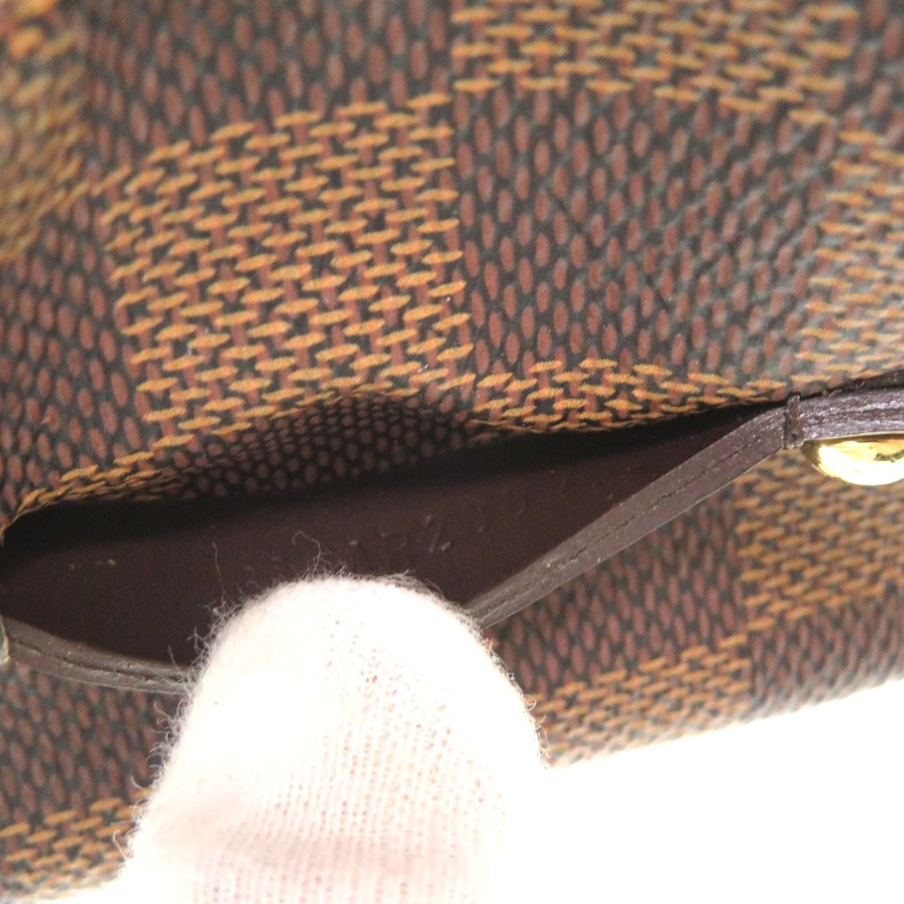 美品 エテュイ オカピPM ダミエ エベヌ M61738 ショルダーバッグ ダミエキャンバス/ダミエ ブラウン LV 0069【中古】 レディース