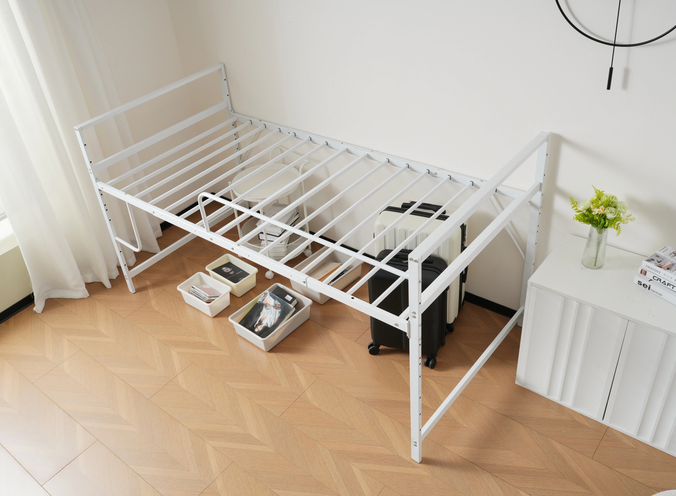 【高さ110cm】ロフトベッド パイプベッド シングル システムベッド ロータイプ 収納 北欧風 大人 一人暮らし スチール 耐震 ベッド 【高さ110cm】ロフトベッド パイプベッド シングル システムベッド ロータイプ 収納 北欧風 大人 一人暮らし スチール 耐震 ベッド