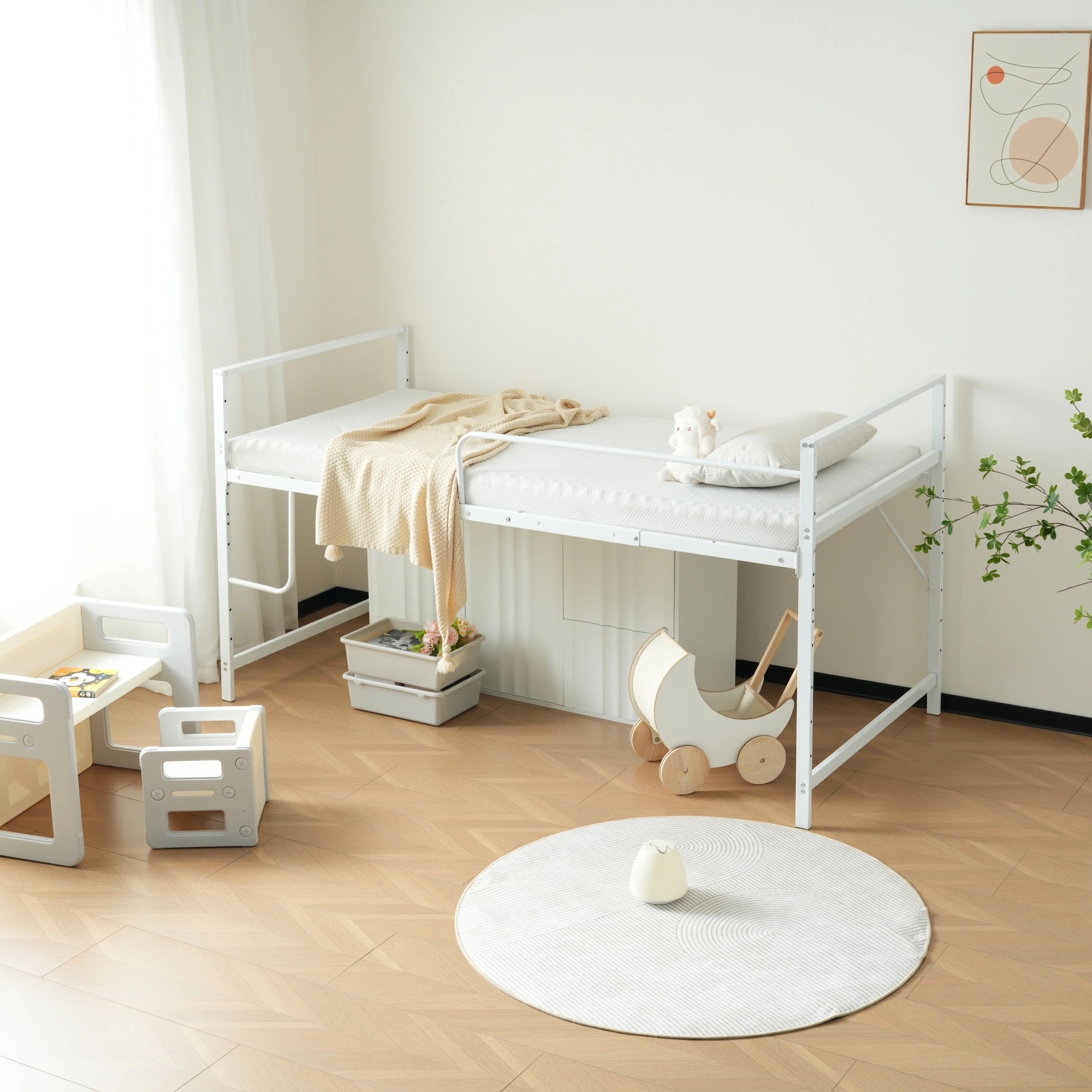 【高さ110cm】ロフトベッド パイプベッド シングル システムベッド ロータイプ 収納 北欧風 大人 一人暮らし スチール 耐震 ベッド 【高さ110cm】ロフトベッド パイプベッド シングル システムベッド ロータイプ 収納 北欧風 大人 一人暮らし スチール 耐震 ベッド