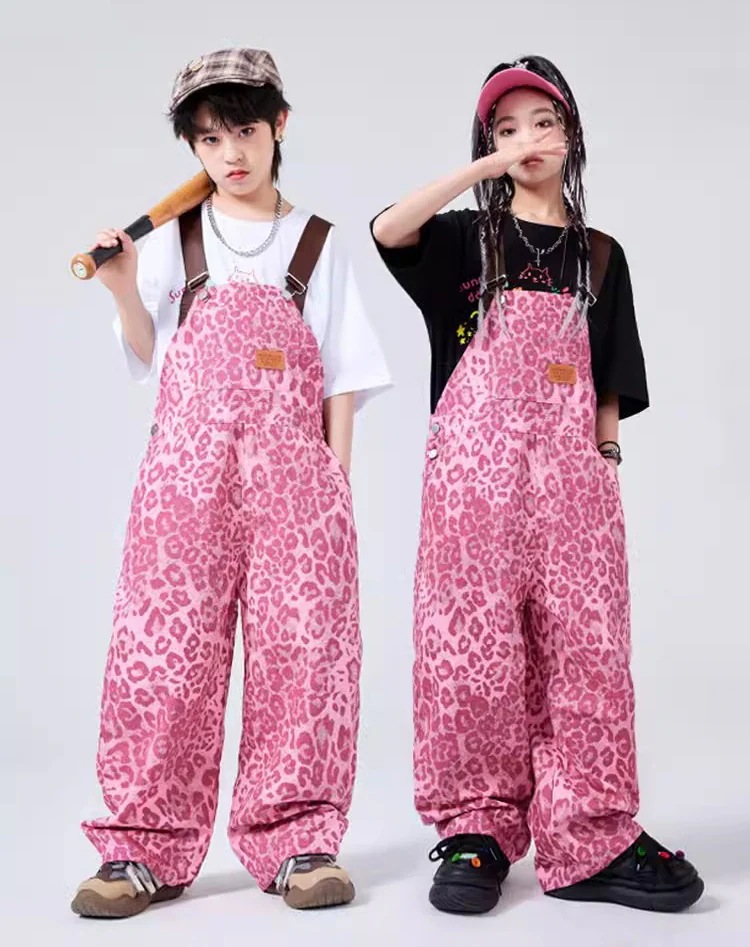 ベビー レオパード柄 単品 セット 子供服 男の子 女の子 キッズ ダンス 衣装 ヒップホップ