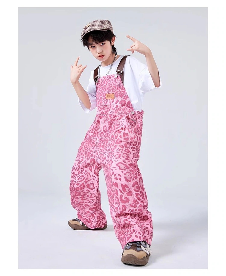 ベビー レオパード柄 単品 セット 子供服 男の子 女の子 キッズ ダンス 衣装 ヒップホップ