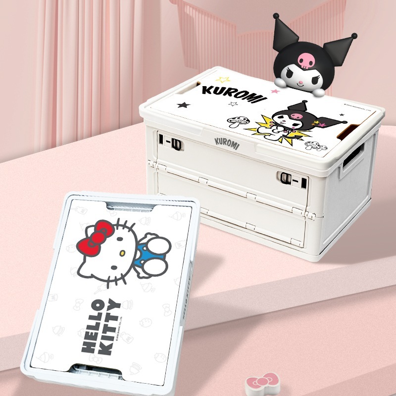 メガ割-新しいハローキティ クーロミ メロディー トランク収納ボックス