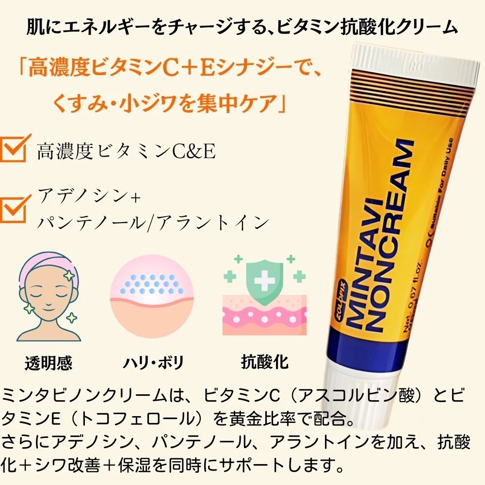 [関税なし] [セット] MINTAVI SUPER BOOSTER セット Mintavi 20 26ml + MINTAVI NONCREAM 20ml / ビタミンC高濃度