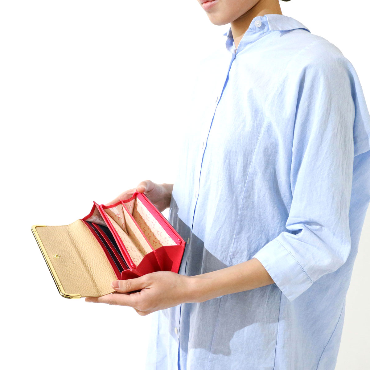 ツモリチサト 長財布 tsumori chisato CARRY シュリンクコンビ 財布 レディース 57661