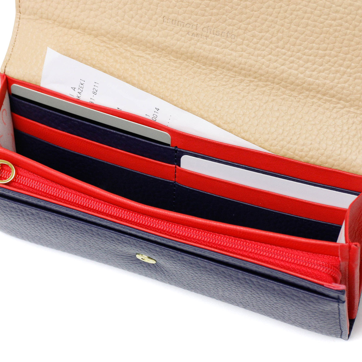 ツモリチサト 長財布 tsumori chisato CARRY シュリンクコンビ 財布 レディース 57661