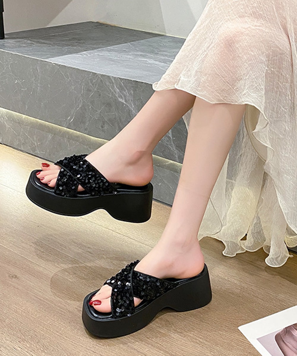 国内即納 厚底サンダル ミュールサンダル 夏 美脚 99GYXC-124