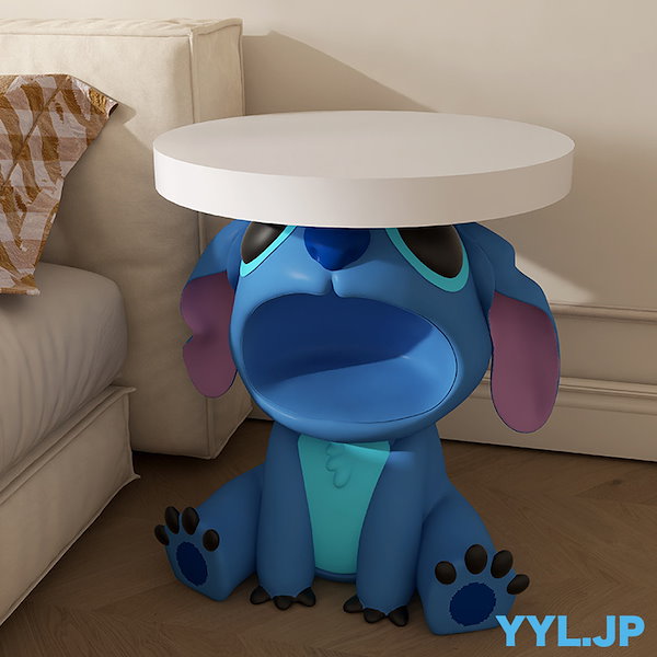 Qoo10] スティッチ サイドテーブル ベッドサイド