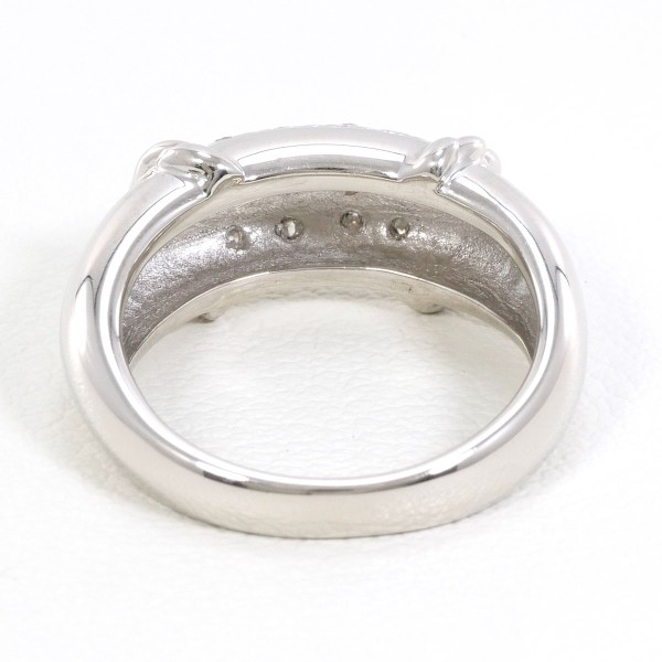 PT900 プラチナ リング 指輪 7.5号 ダイヤ 0.12 総重量約7.8g ジュエリー 中古 PT900 プラチナ リング 指輪 7.5号 ダイヤ 0.12 総重量約7.8g ジュエリー 中古