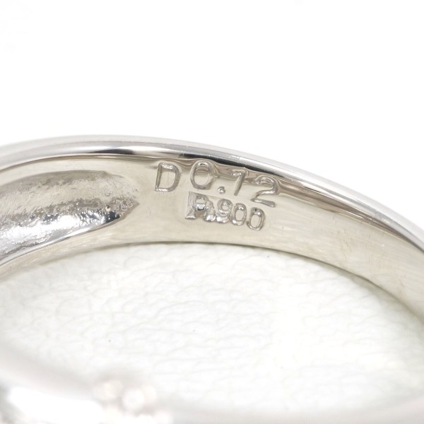 PT900 プラチナ リング 指輪 7.5号 ダイヤ 0.12 総重量約7.8g ジュエリー 中古 PT900 プラチナ リング 指輪 7.5号 ダイヤ 0.12 総重量約7.8g ジュエリー 中古