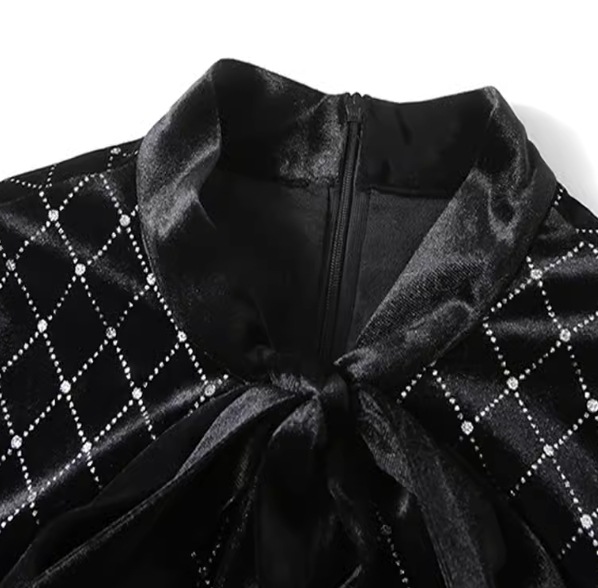 レディース ワンピース プルオーバー ドレス ミモレ 長袖 ボリューム袖 ランタンスリーブ ラウンドネック りぼんタイ Aライン フェミニン ウエストマーク ハイウエスト 切り替えデザイン ベルベット レディース ワンピース プルオーバー ドレス ミモレ 長袖 ボリューム袖 ランタンスリーブ ラウンドネック りぼんタイ Aライン フェミニン ウエストマーク ハイウエスト 切り替えデザイン ベルベット