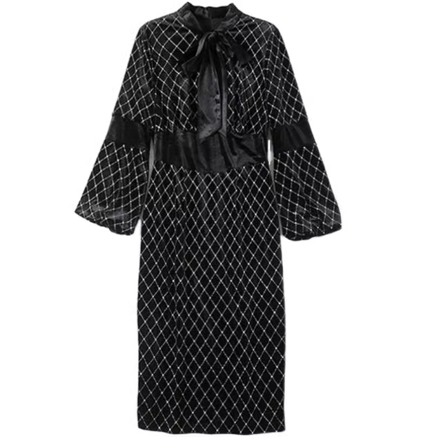 レディース ワンピース プルオーバー ドレス ミモレ 長袖 ボリューム袖 ランタンスリーブ ラウンドネック りぼんタイ Aライン フェミニン ウエストマーク ハイウエスト 切り替えデザイン ベルベット レディース ワンピース プルオーバー ドレス ミモレ 長袖 ボリューム袖 ランタンスリーブ ラウンドネック りぼんタイ Aライン フェミニン ウエストマーク ハイウエスト 切り替えデザイン ベルベット