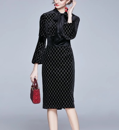 レディース ワンピース プルオーバー ドレス ミモレ 長袖 ボリューム袖 ランタンスリーブ ラウンドネック りぼんタイ Aライン フェミニン ウエストマーク ハイウエスト 切り替えデザイン ベルベット レディース ワンピース プルオーバー ドレス ミモレ 長袖 ボリューム袖 ランタンスリーブ ラウンドネック りぼんタイ Aライン フェミニン ウエストマーク ハイウエスト 切り替えデザイン ベルベット