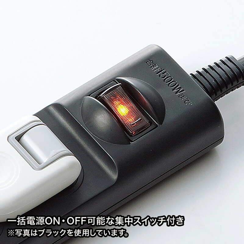 （まとめ買い）火災予防安全タップ 2P 3個口 3m ホワイト TAP-TSH33SWN [x3]