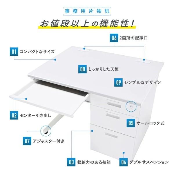 片袖 オフィス デスク 100cm ワークデスク センター サイド 3段 引き出し 片袖机 配線コード 机 個人宅配送不可 片袖 オフィス デスク 100cm ワークデスク センター サイド 3段 引き出し 片袖机 配線コード 机 個人宅配送不可