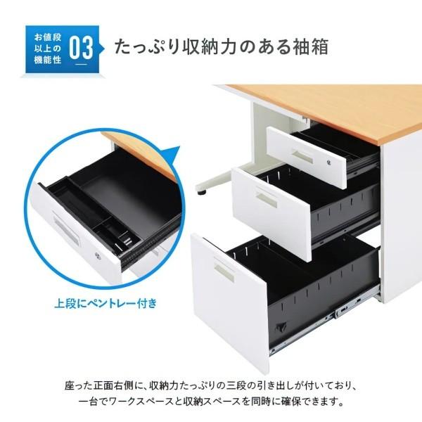 片袖 オフィス デスク 100cm ワークデスク センター サイド 3段 引き出し 片袖机 配線コード 机 個人宅配送不可 片袖 オフィス デスク 100cm ワークデスク センター サイド 3段 引き出し 片袖机 配線コード 机 個人宅配送不可