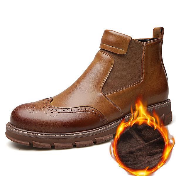 ムートンブーツ ショートブーツ メンズ 本革 裏起毛 紳士靴 ワークブーツ 厚手 ビジネス スニーカー カジュアル 滑り止め 暖かい 冬物 快適