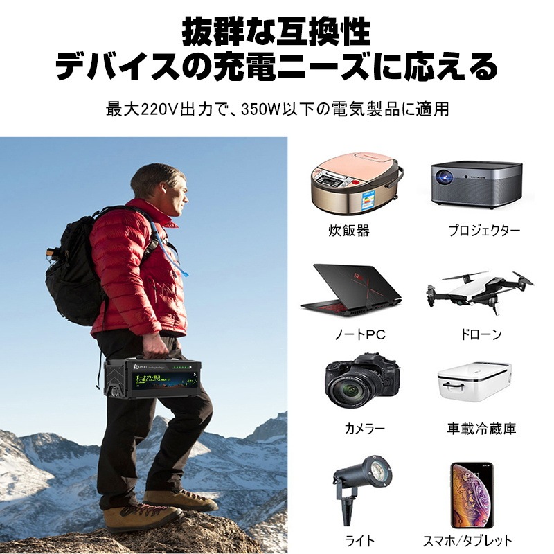 ポータブル電源 140000mAh/500Wh ポータブル 生活家電充電 スマホ充電 充電器 緊急電源 車中泊 キャンプ 防災 アウトドア 防災グッズ 災害用電 停電時に 非常用電源 品質保証あり ポータブル電源 140000mAh/500Wh ポータブル 生活家電充電 スマホ充電 充電器 緊急電源 車中泊 キャンプ 防災 アウトドア 防災グッズ 災害用電 停電時に 非常用電源 品質保証あり