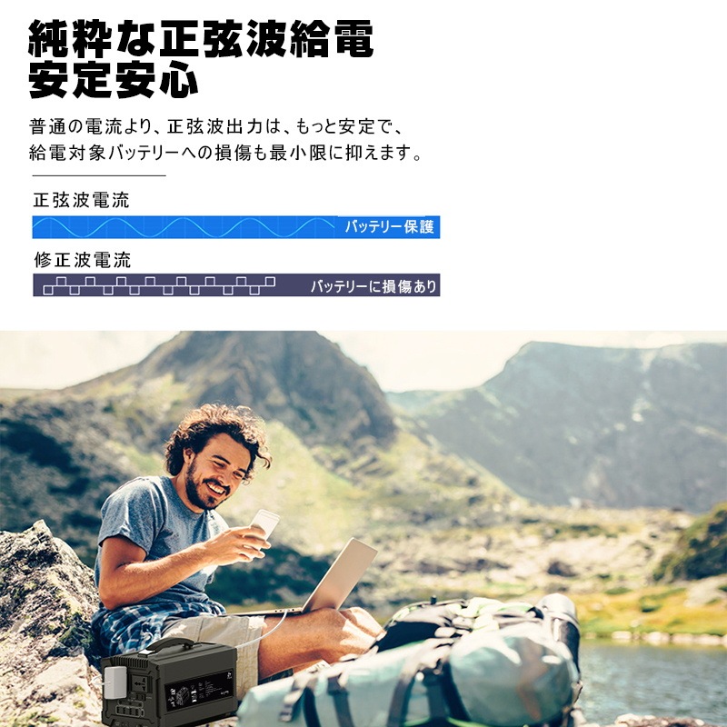 ポータブル電源 140000mAh/500Wh ポータブル 生活家電充電 スマホ充電 充電器 緊急電源 車中泊 キャンプ 防災 アウトドア 防災グッズ 災害用電 停電時に 非常用電源 品質保証あり ポータブル電源 140000mAh/500Wh ポータブル 生活家電充電 スマホ充電 充電器 緊急電源 車中泊 キャンプ 防災 アウトドア 防災グッズ 災害用電 停電時に 非常用電源 品質保証あり