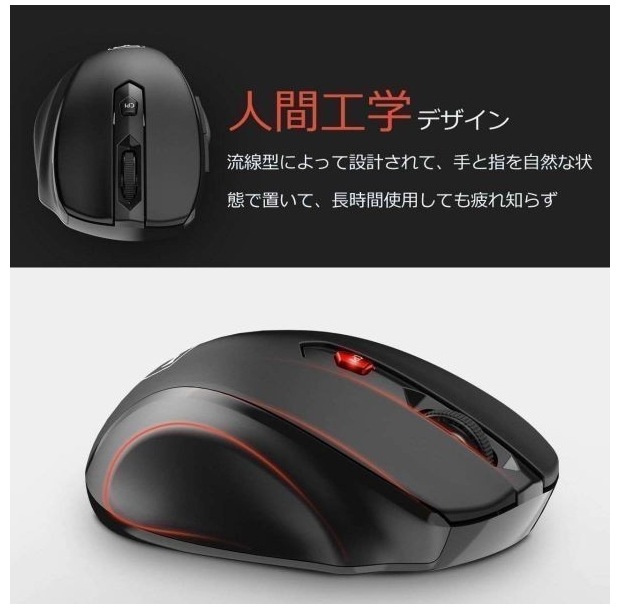 サポート付きLenovo YOGA14 Webカメラ Windows10 PC 新品HDD:500GB メモリ:4GB 360度回転 & Qtuo 2.4G 無線マウス 5DPIモード セット