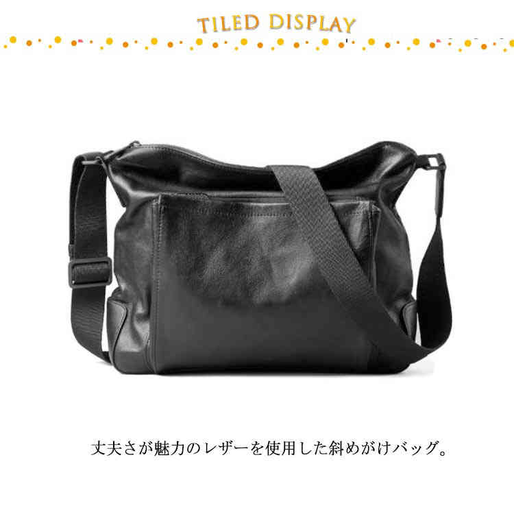 ショルダーバッグ メンズ 柔らかい メッセンジャーバッグ レザー 斜めがけ メンズバッグワンショルダー カジュアル 斜めがけ バッグ 通勤 シンプル ワンショルダー バッグ おしゃれ カバン 大人 無